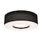 Afx Montclair 24in. LED Flush Mount, Black Finish MCF2432L5AJUD-BK - alternate 1